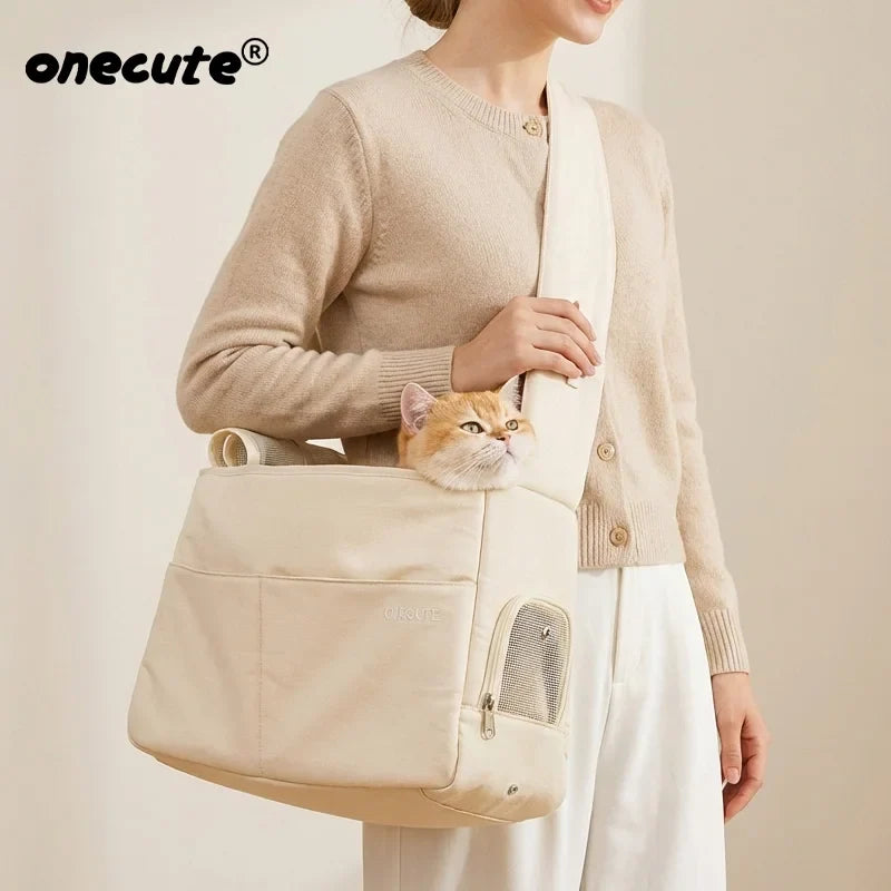 ONECUTE Pet Carrier Sling Bag for Small Dogs & Cats