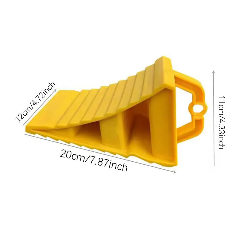 2-Pack RV Wheel Chocks – Anti-Slip Tire Stopper for Trucks