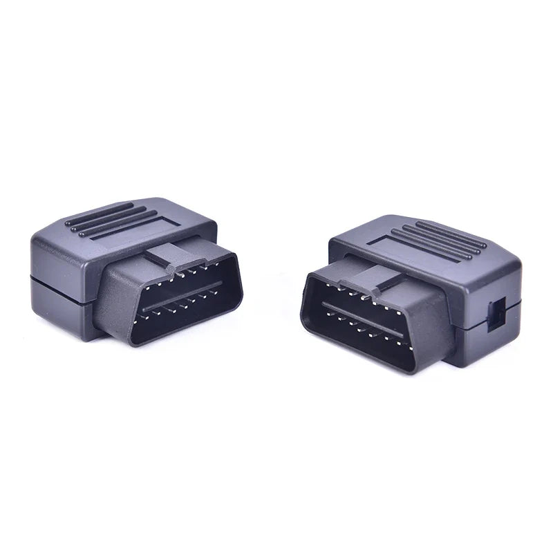Universal OBD2 16-Pin Male Connector Plug Waterproof Adapter