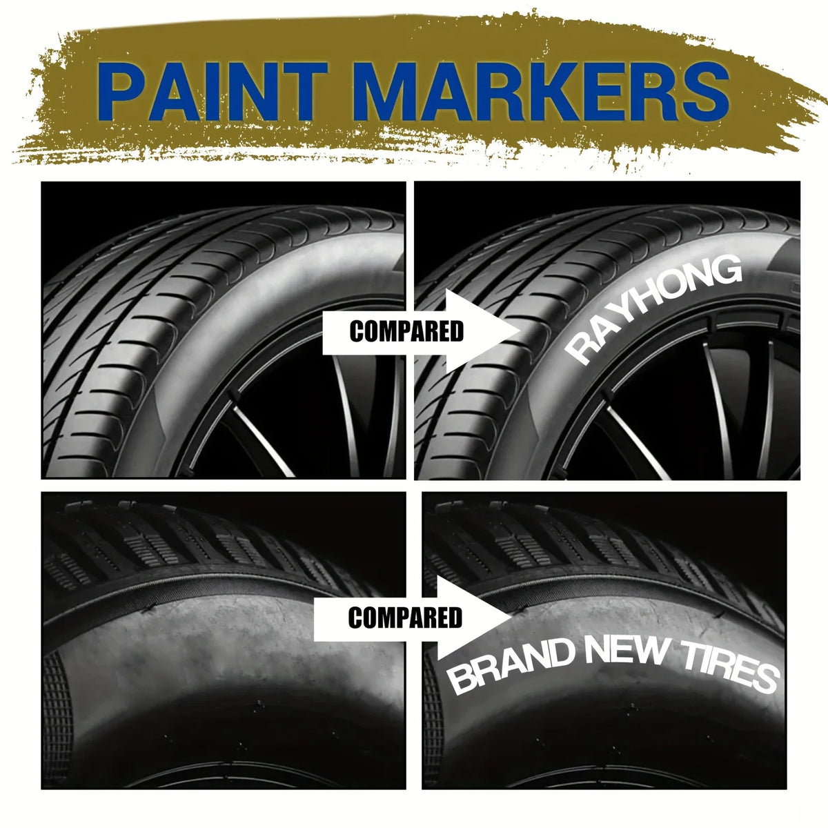 Oil-Based Tire Marker Pen – Waterproof Quick-Dry Car &amp; DIY