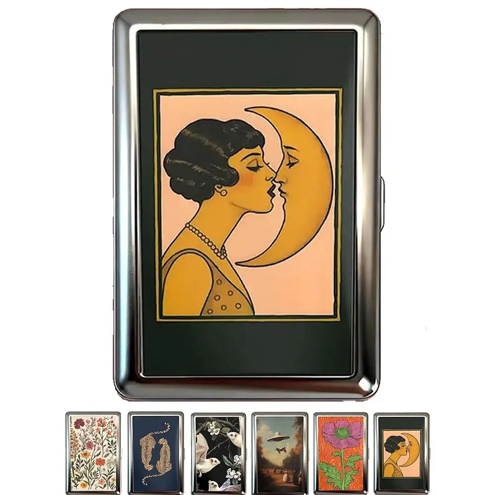Vintage Metal Card Case – Snap ID & Credit Card Holder