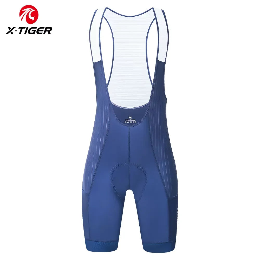 X-TIGER Men's Pro Cycling Bib Shorts | Foam Padded Road MTB