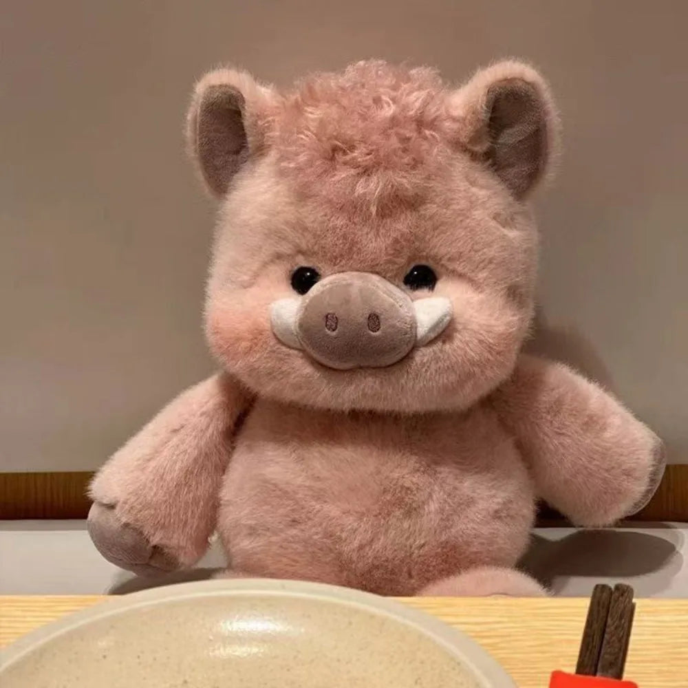 Soft Pig Stuffed Animal Plush Pillow – Cute 17.7" Plush Toy