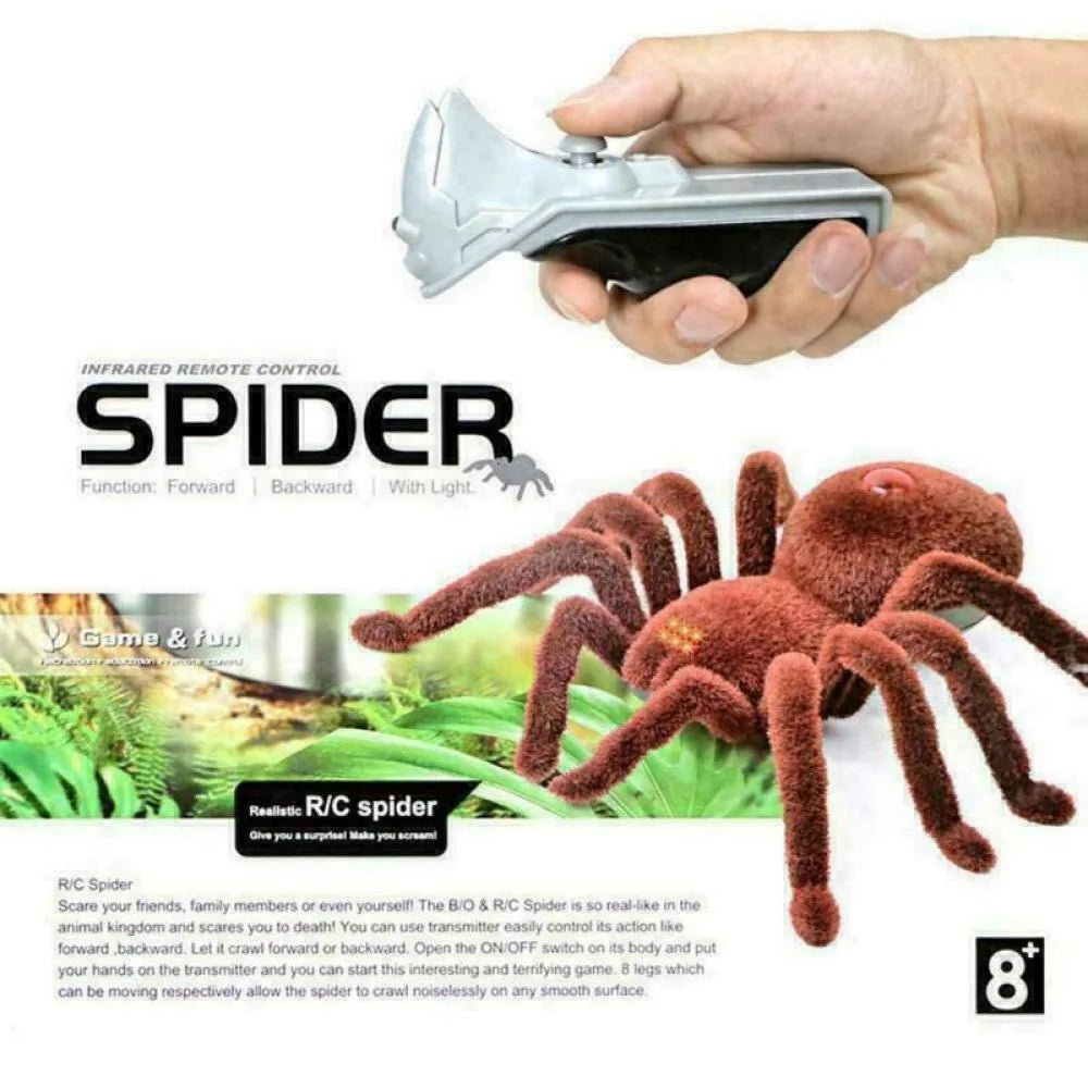 RC Halloween Spider Toy – Remote Control Crawling Spider Prank