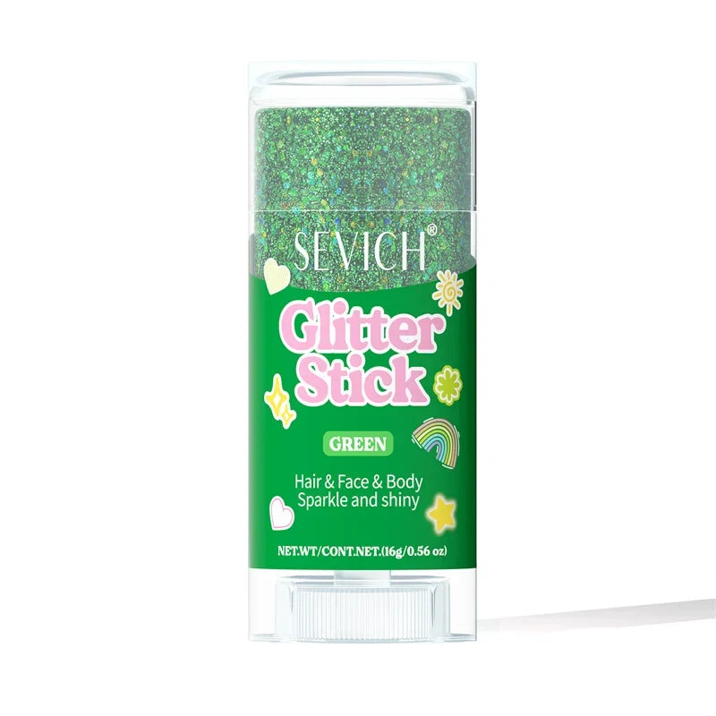 Sequin Body & Hair Glitter Gel Stick – 8 Colors Festival Makeup