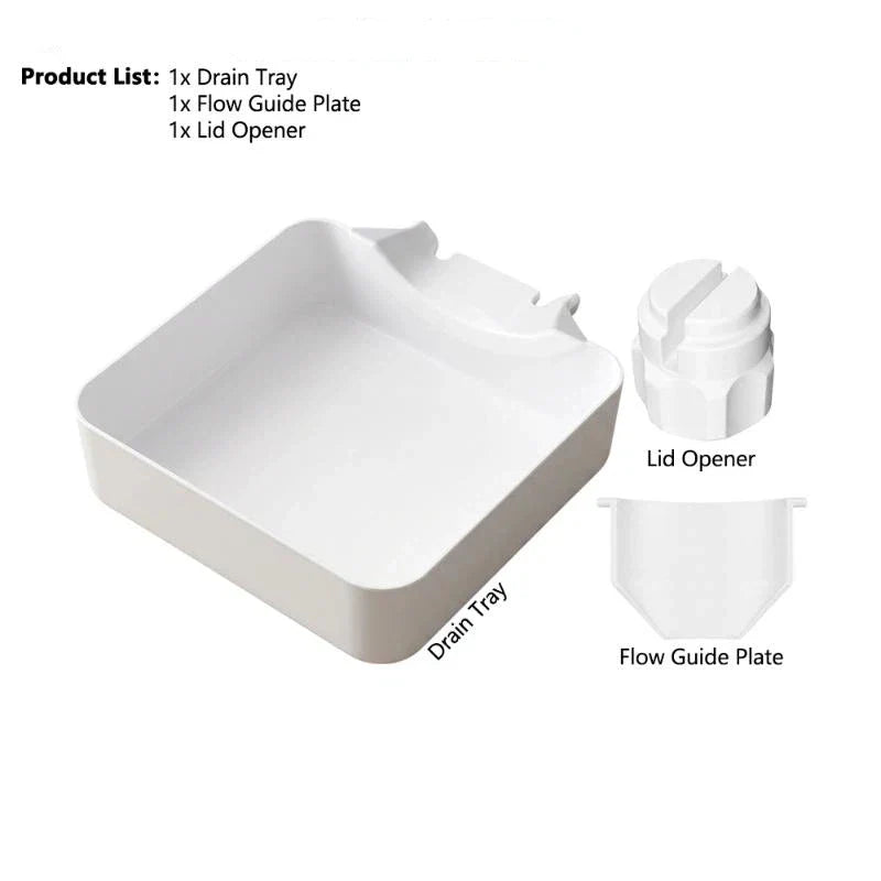 Washing Machine Drain Tray – Leakproof, Tool-Free Water Catcher