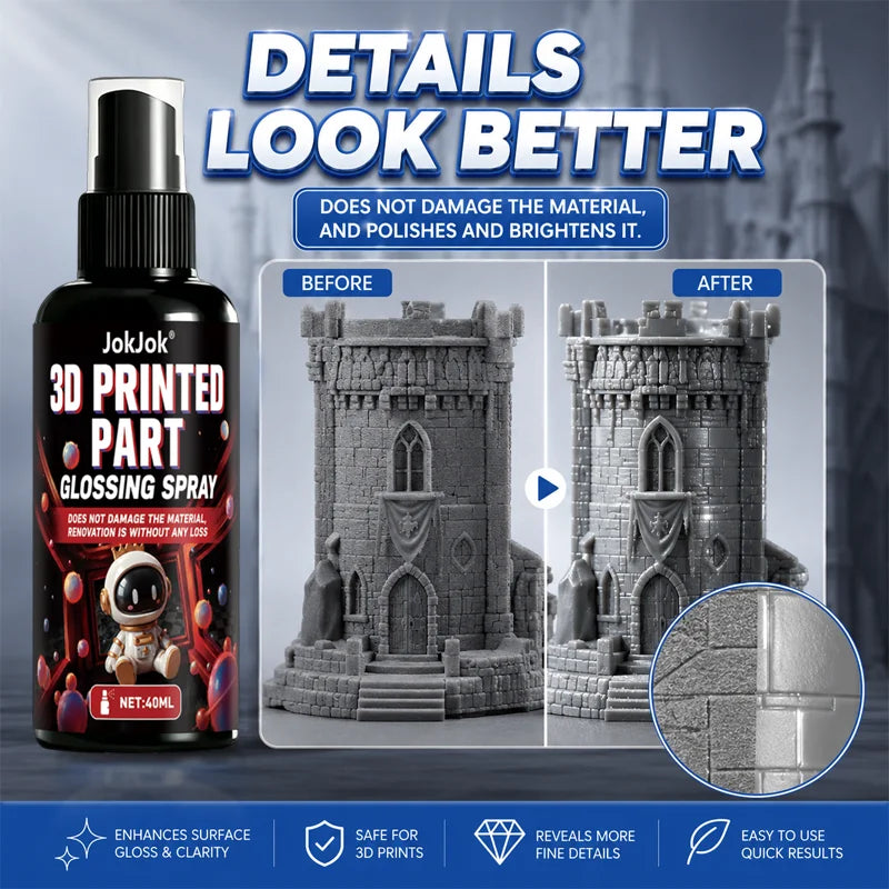 3D Print Polishing Paste 40ml – PLA PETG ABS Surface Finish