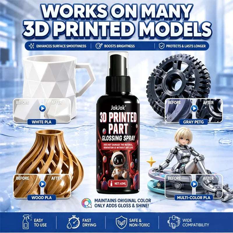 3D Print Polishing Paste 40ml – PLA PETG ABS Surface Finish