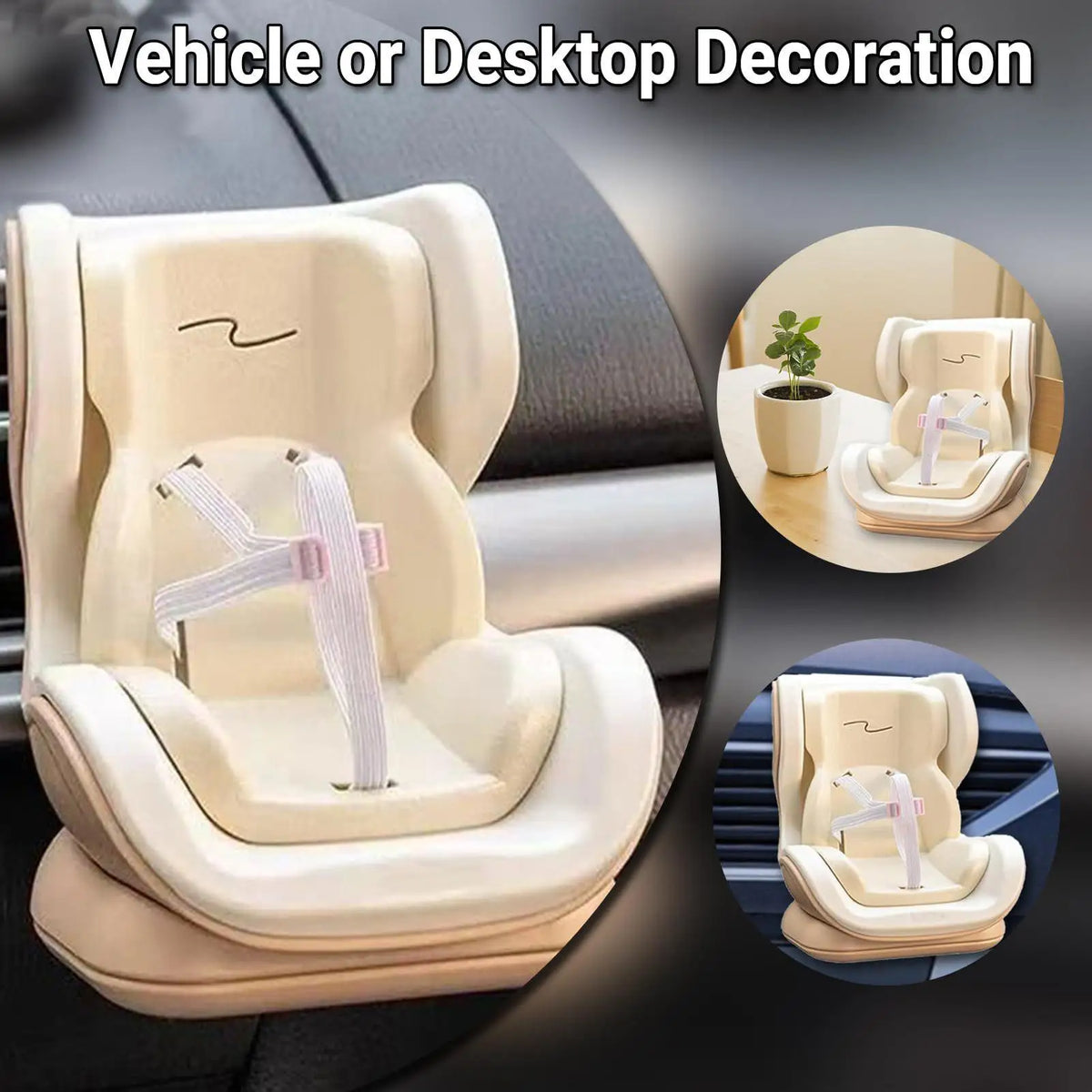Mini Doll Car Seat Air Vent Display for 10–17cm Dolls