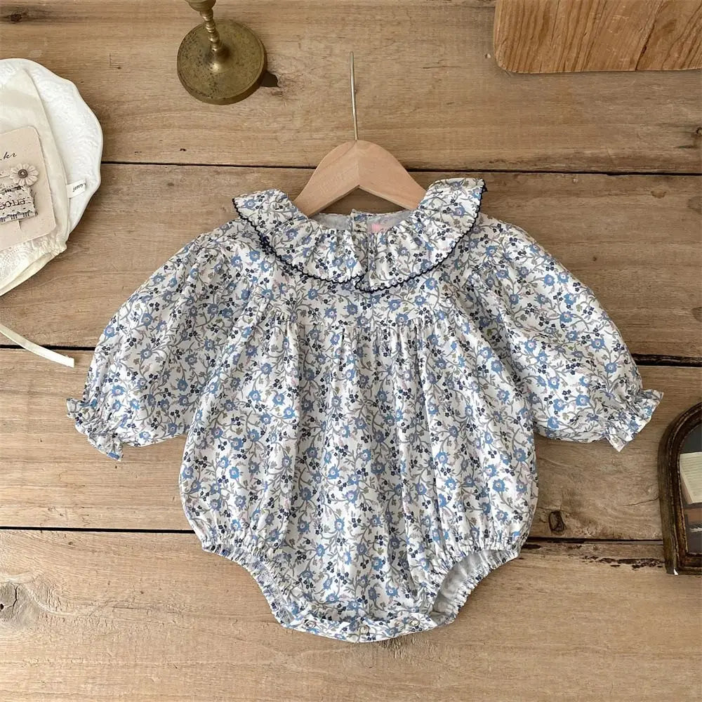 Pure Cotton Girls Bodysuit – Seamless Breathable Summer Suspender