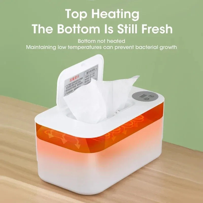 NOCCLILI USB Baby Wipes Warmer with LED Display | Car & Home