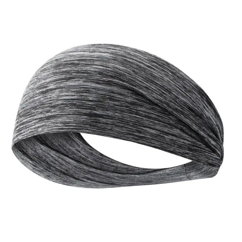 Elastic Sports Headband – Quick Dry Anti-Slip Sweatband Yoga