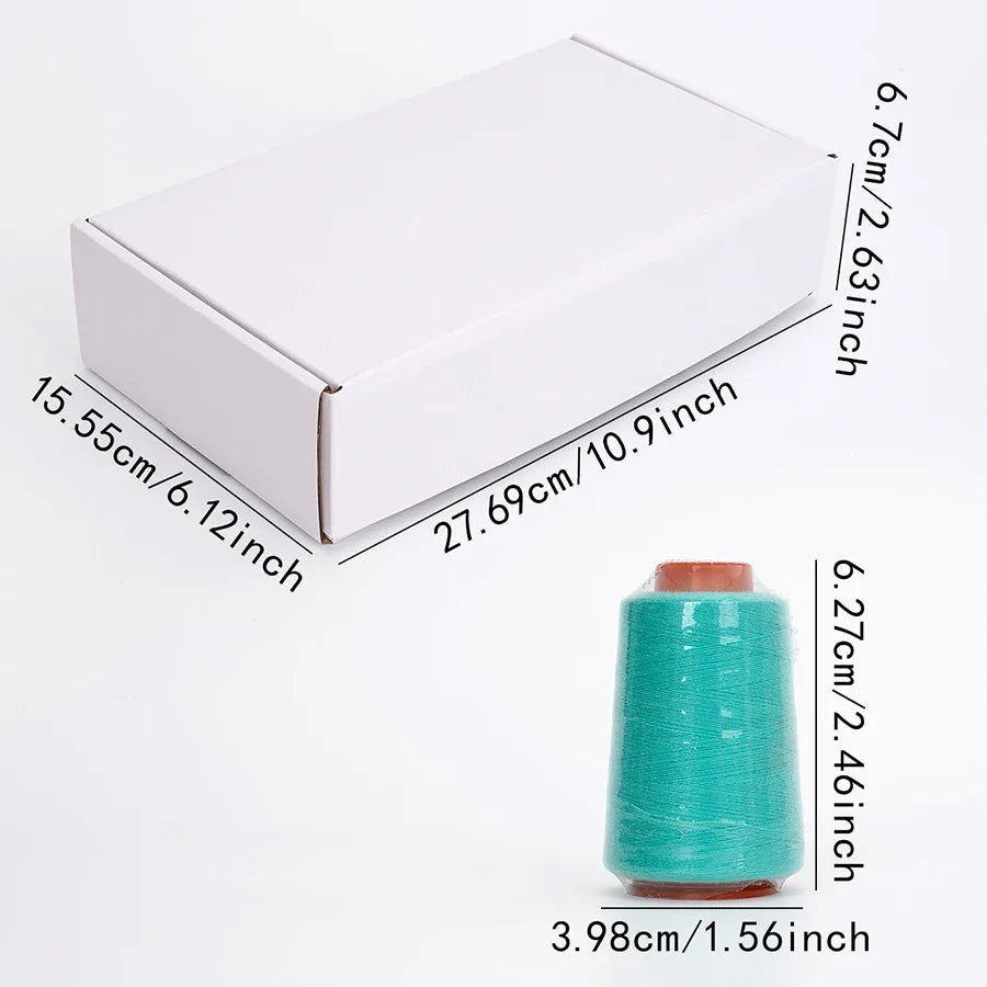 28-Color Polyester Sewing Thread Kit – 800 Yards per Spool