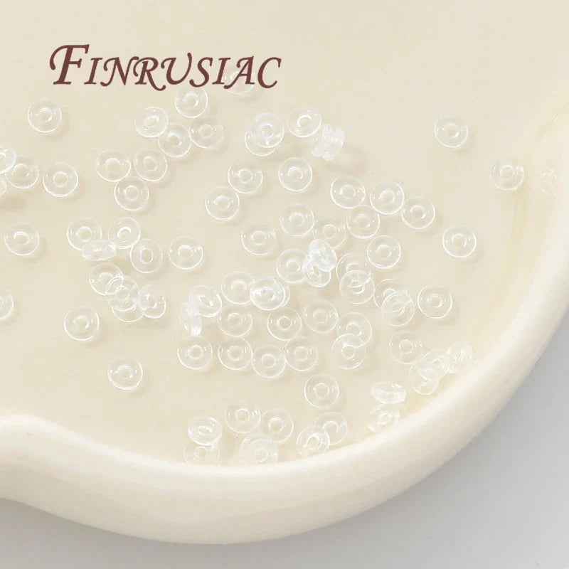 Silicone Spacer Beads 2mm 2.5mm 3mm – DIY Jewelry 50–100 Pcs