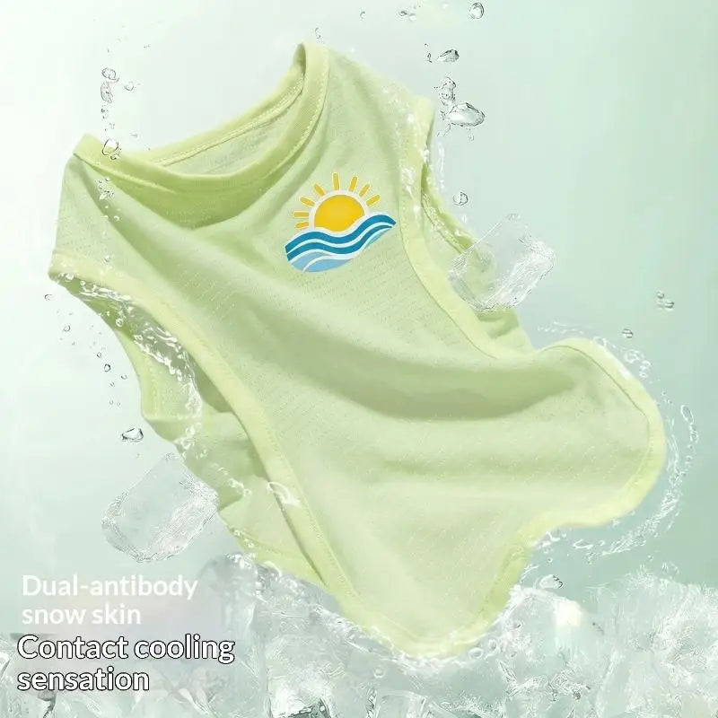 Cooling Dog Vest with Fan – Breathable Ice Silk Summer Coat