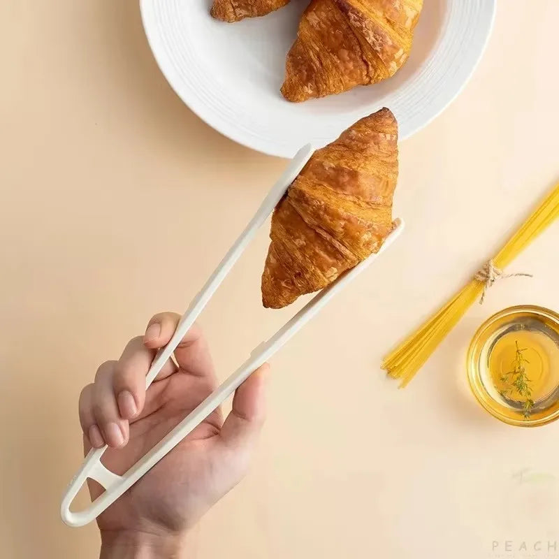 Silicone Grill Tongs – Heat-Resistant BBQ Kitchen Serving Clamp