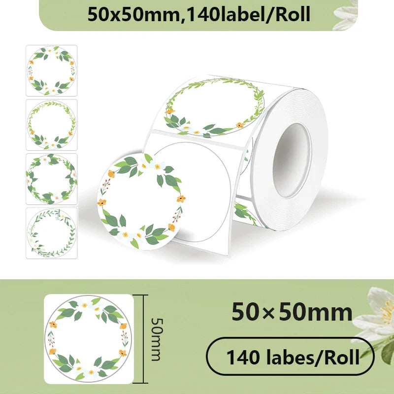 Thermal Label Sticker Paper 30–50mm | Phomemo M110 M220 M200