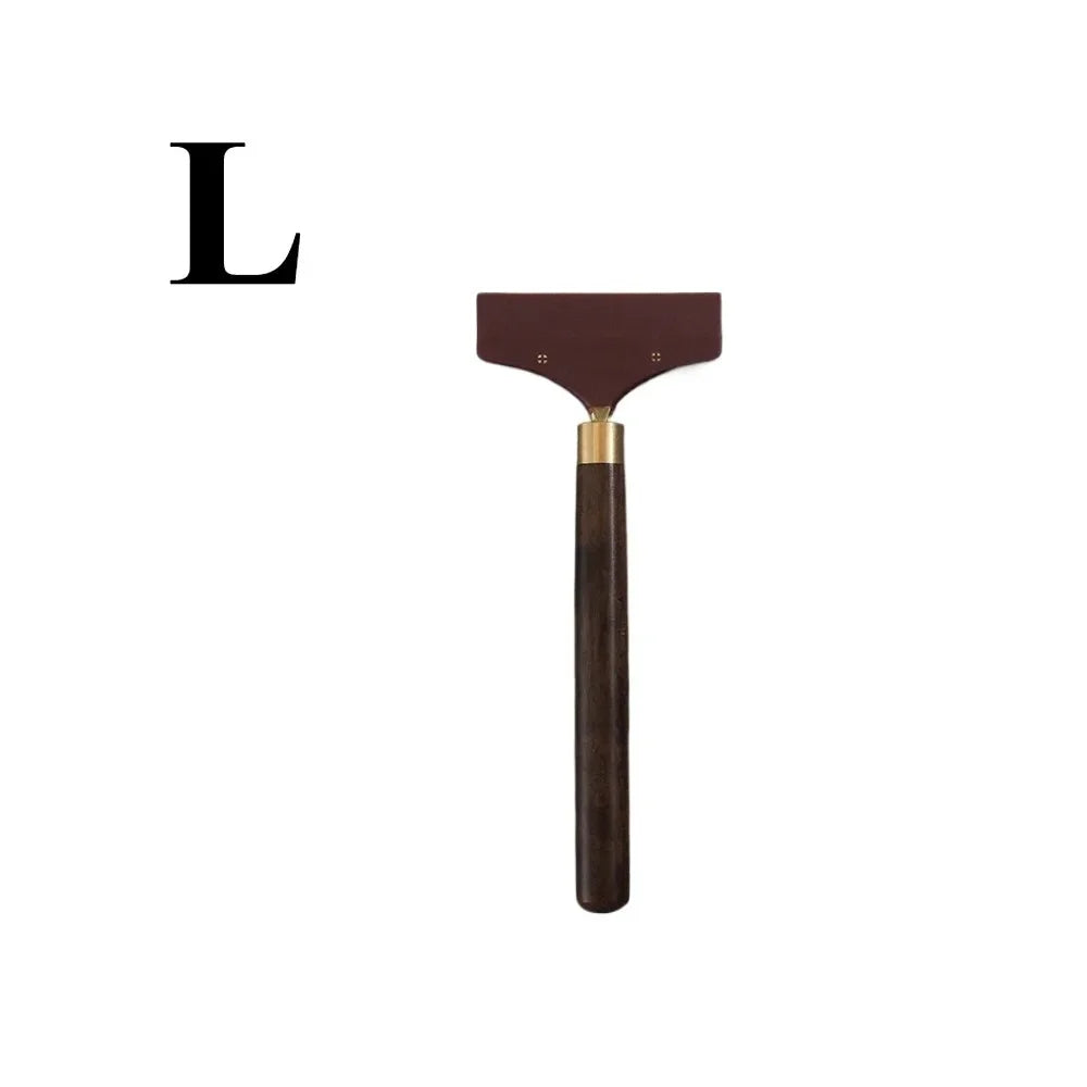 Leather Gluing Tool Sandalwood Handle DIY Leathercraft Glue Spreader