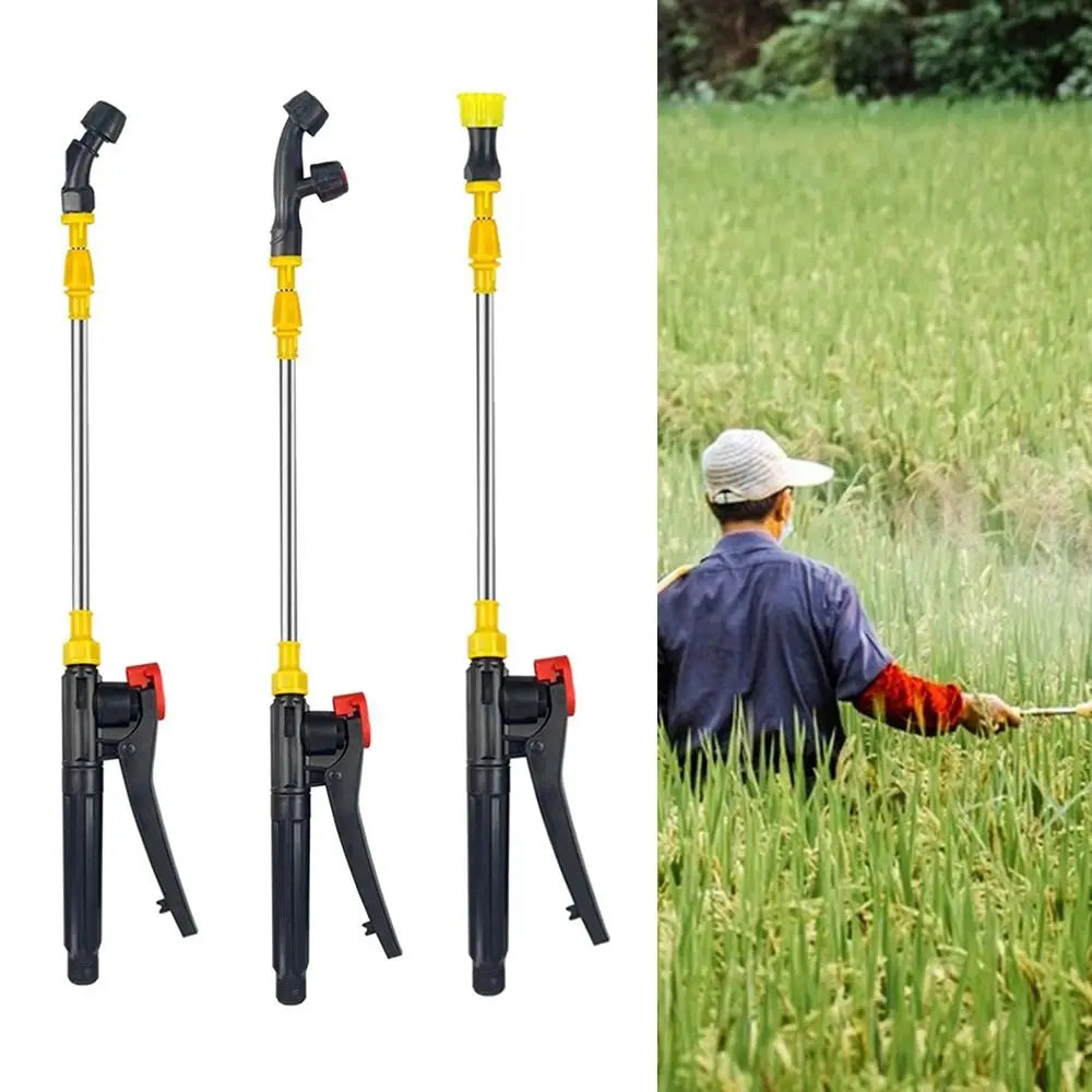 Retractable Stainless Steel Sprayer Wand – Adjustable Extension Rod