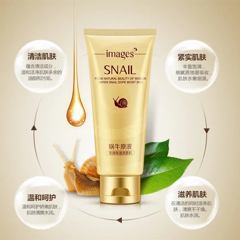 IMAGES Snail Essence Cleansing Gel – Hydrating Face Wash 100g