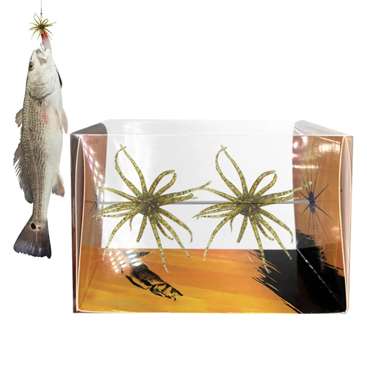 Sea Urchin Soft Silicone Fishing Lure 2 Pack – Bass & Saltwater