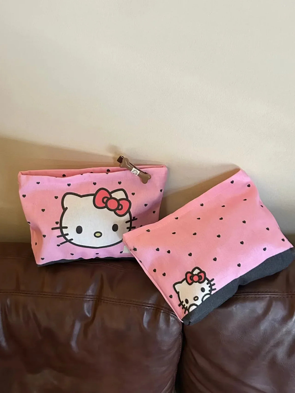 Sanrio Kawaii Large Makeup Bag Set – Organizer & Coin Purse