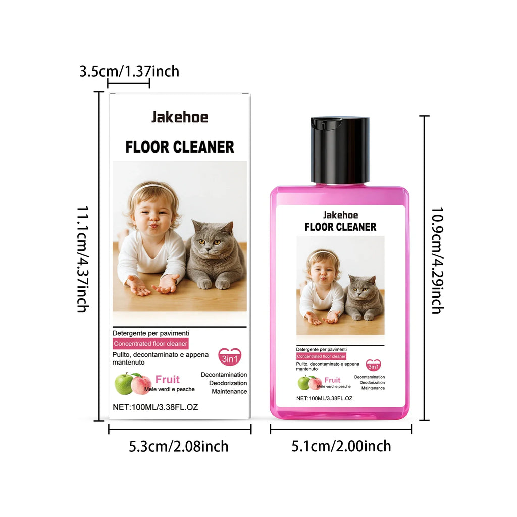 JAKEHOE Concentrated Floor Cleaner – Degreasing, Streak-Free