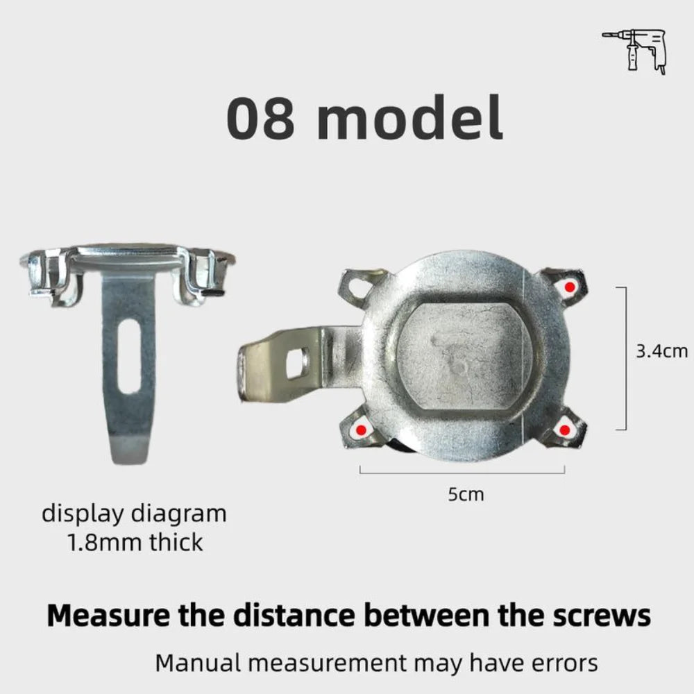 Steel Cordless Drill Belt Hook with Impact Plate | Workshop