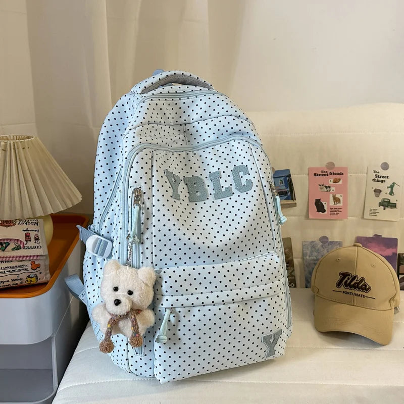 Large Capacity Nylon Student School Backpack – Nixie BB-722