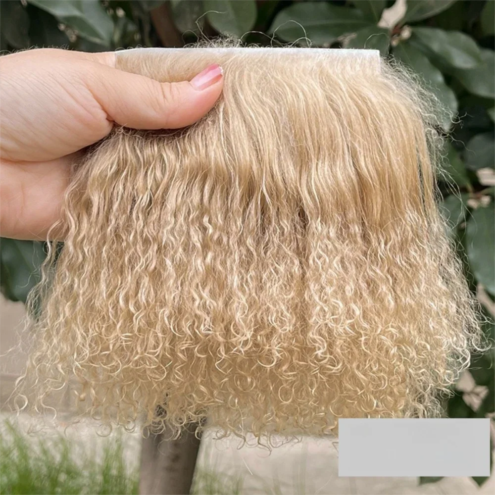 Mohair Lamb Wool Curly Hair Weft – DIY Doll Wig Extensions
