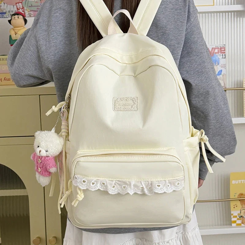 Nixie Large Capacity Girls School Backpack | Waterproof Nylon