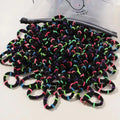 50pcs Colorful Elastic Hair Bands for Kids – Ponytail Hairties