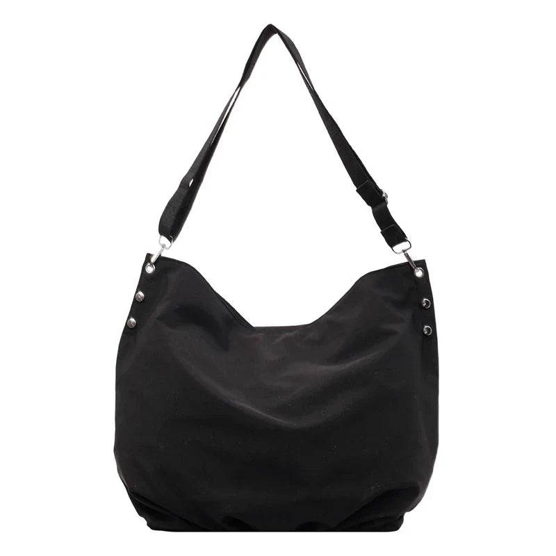 Large Canvas Shoulder Bag for Women | Casual Commuter Tote