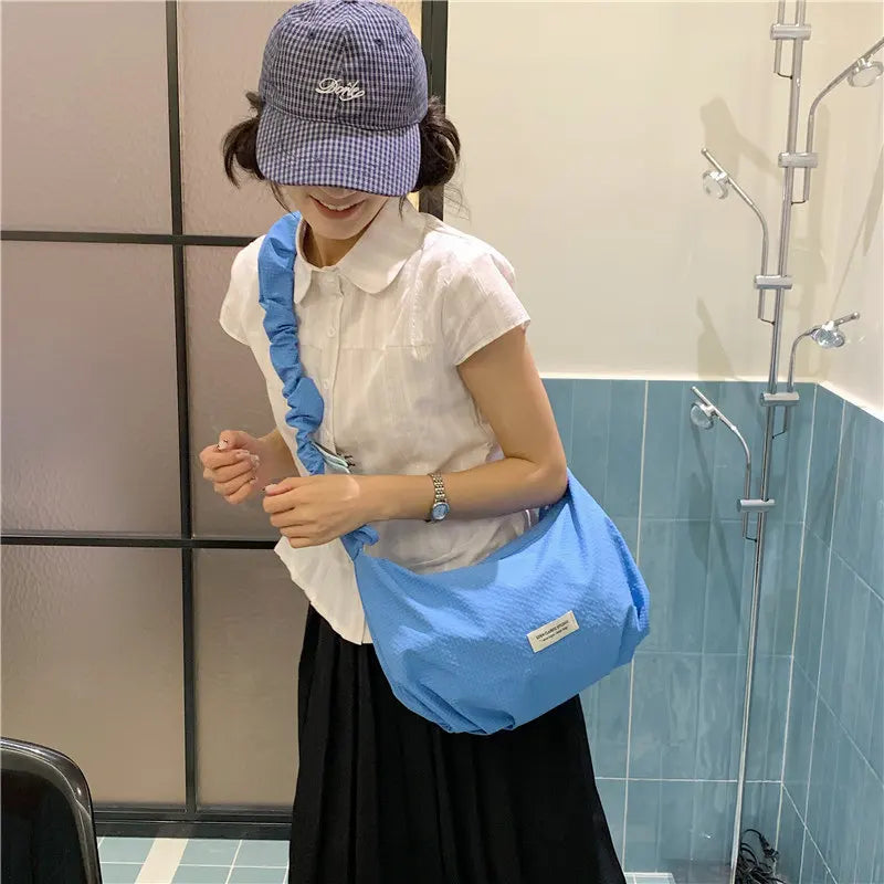 Nixie Dumpling Crossbody Nylon Shoulder Bag – Unisex