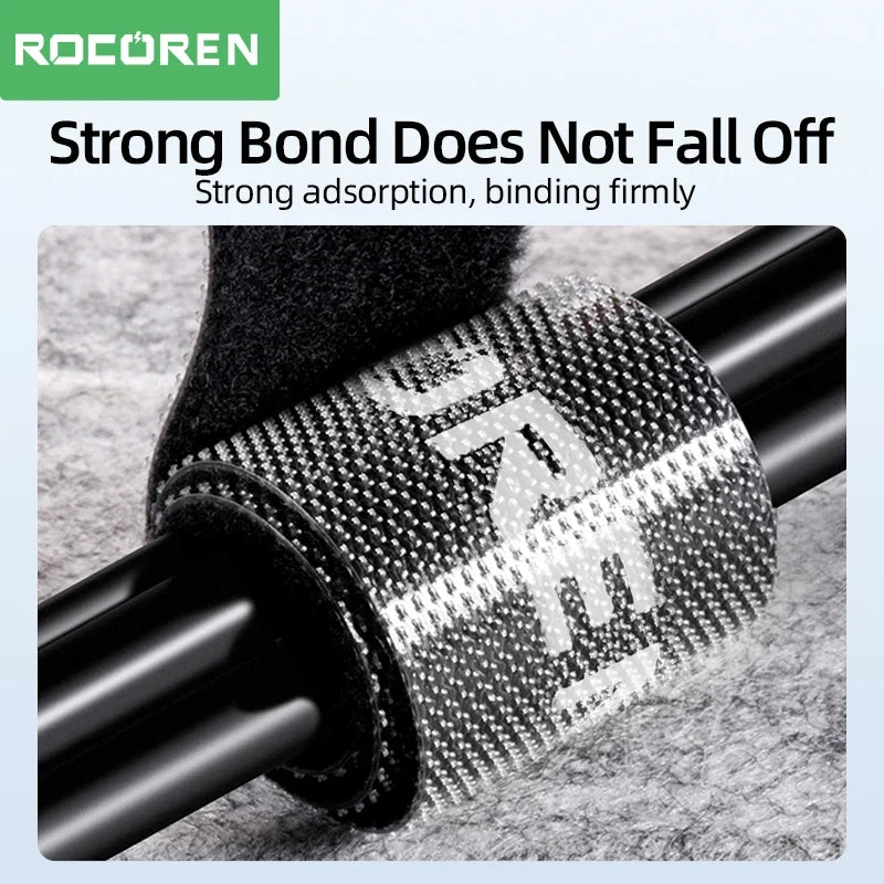 Rocoren Tearable Cable Ties USB Wire Organizer & Winder