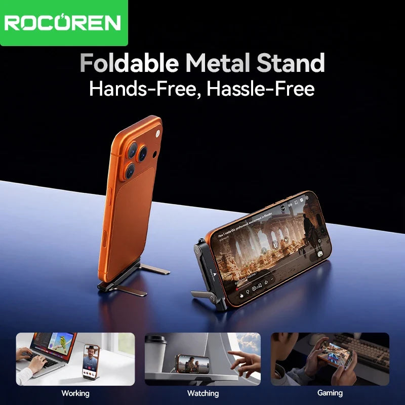 Rocoren 240W USB-C OTG Adapter & Foldable Stand | PD 3.1