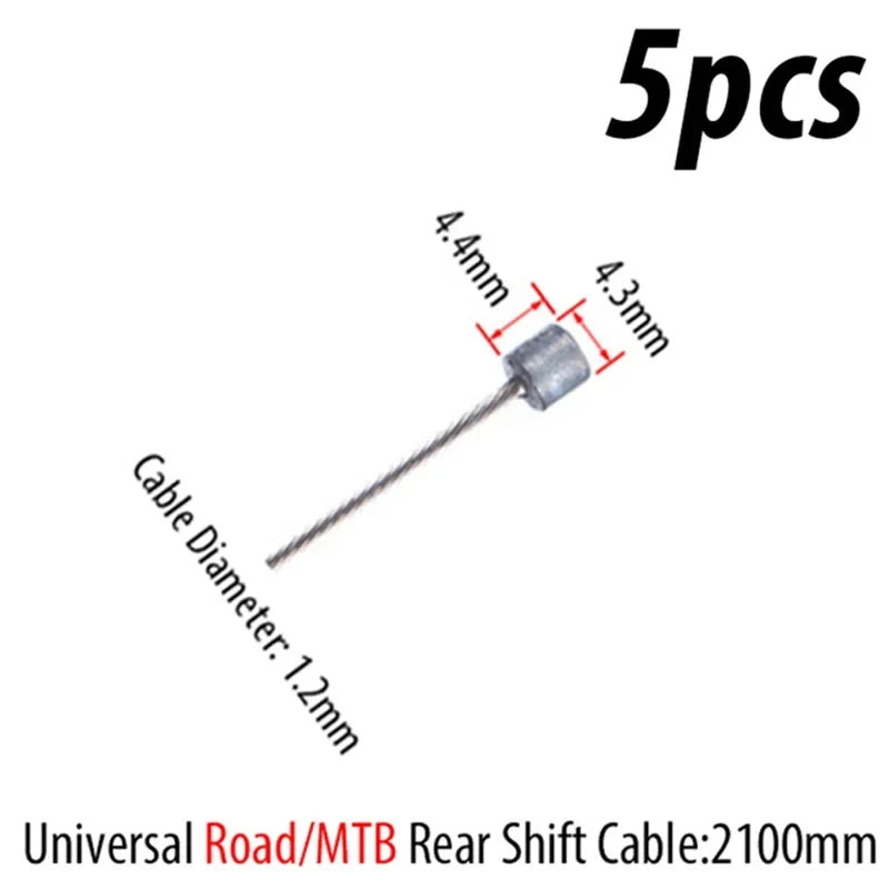 20/50PCS Stainless Steel Bike Brake & Shift Inner Cable Wire