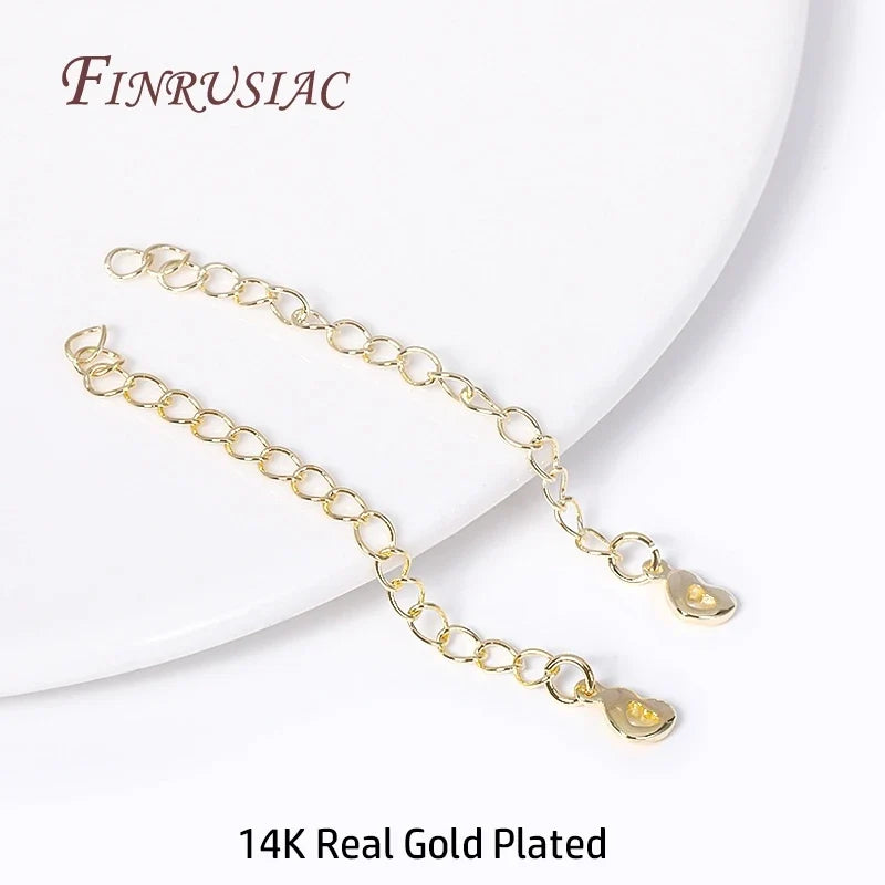 18K Gold Plated Brass Extension Chain Connectors | DIY Jewelry