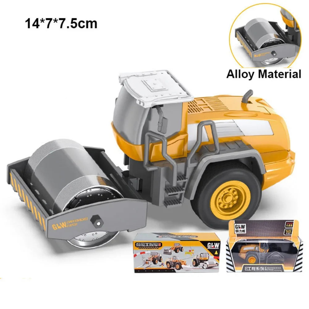 Kids Alloy Construction Vehicle Toy Set – 10 Styles | Excavator