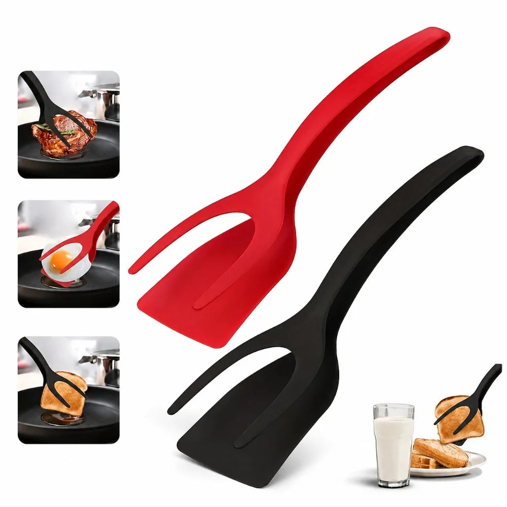 Nixie Nylon Food Tongs – Spatula, Turner & Cutter Tool