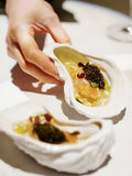 Oyster-Shaped Ceramic Dessert Plate | Snack & Fruit Tray