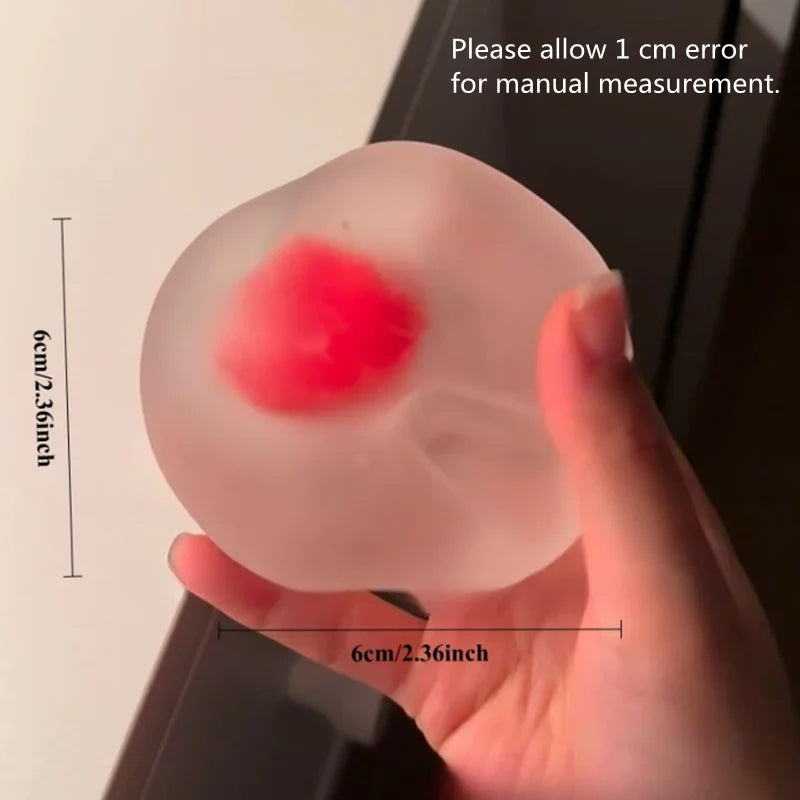 Strawberry Mochi Squishy Slow Rise Squeeze Fidget Toy