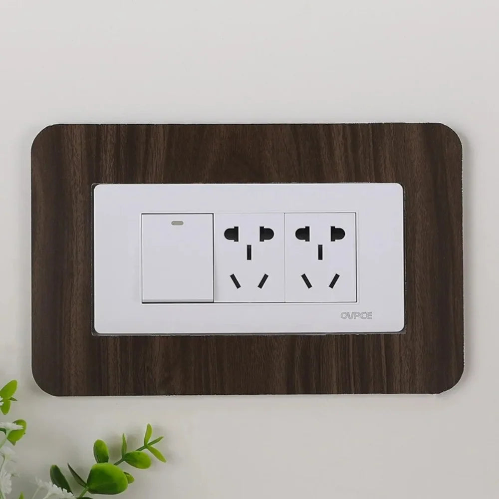 Light Switch Protective Cover – Dustproof No-Drill Wall Panel