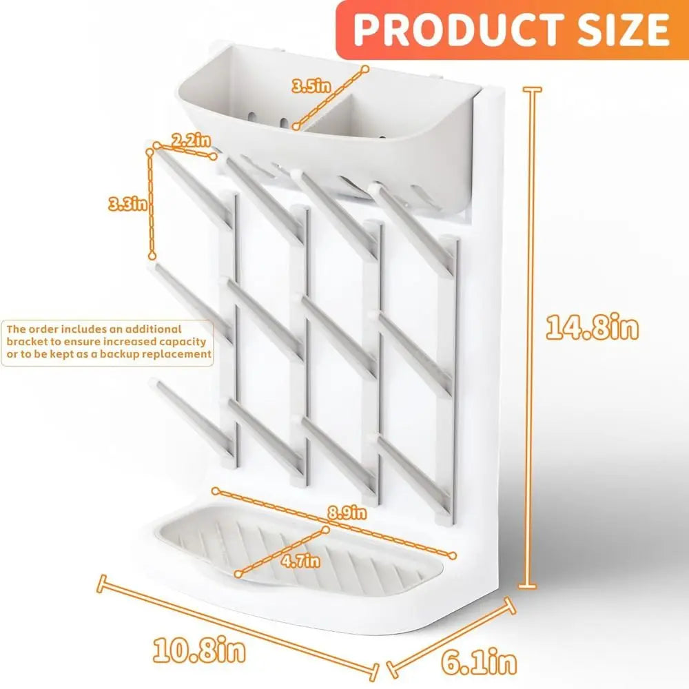 Vertical Baby Bottle Drying Rack – Multi-Tier BPA-Free Organizer