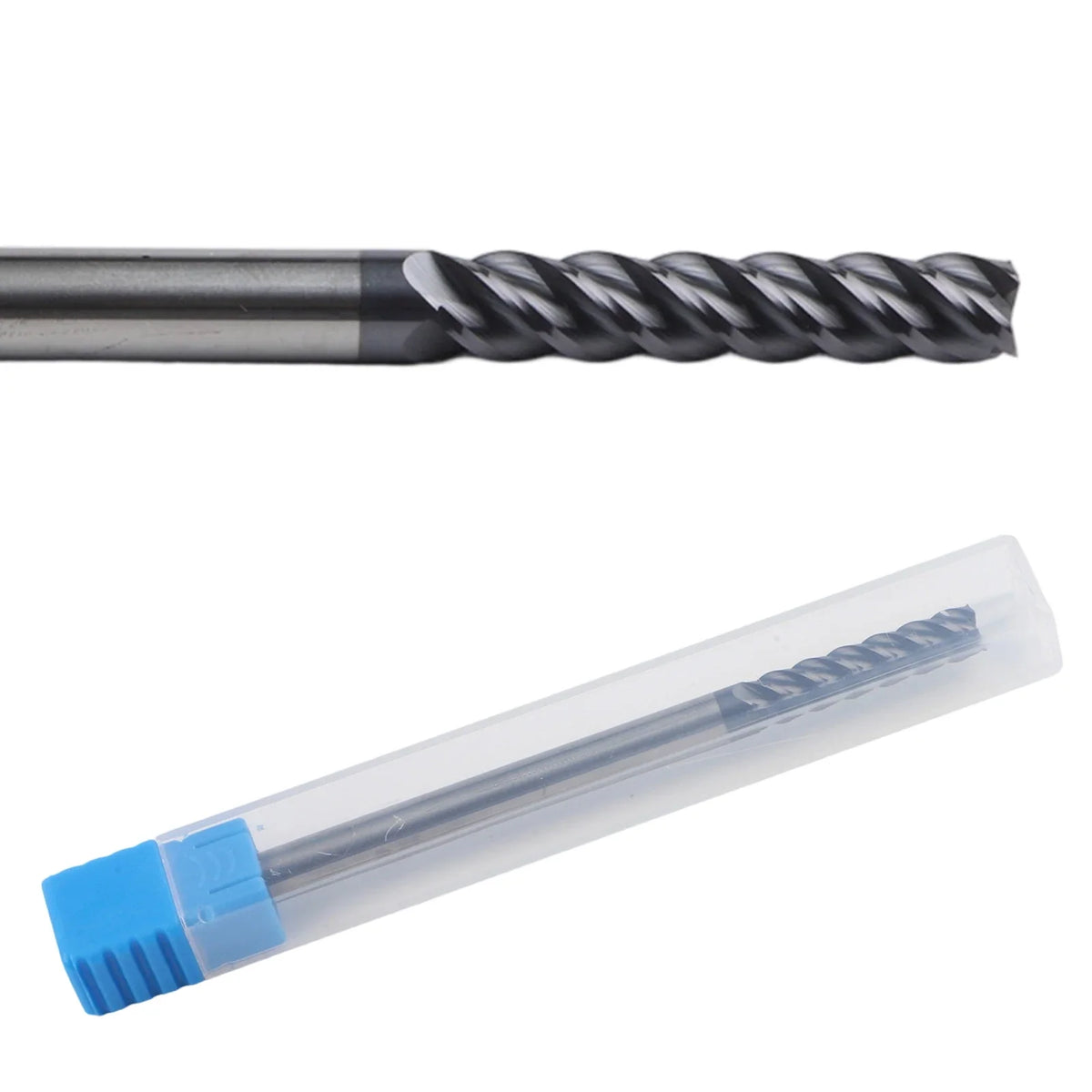 5mm 4-Flute Carbide End Mill – 100mm Extra Long Shank CNC Bit