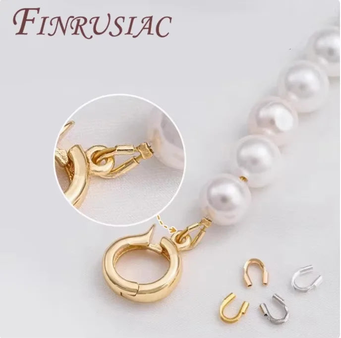 14K Gold Plated Wire Protectors U-Shape Loops | Jewelry Making