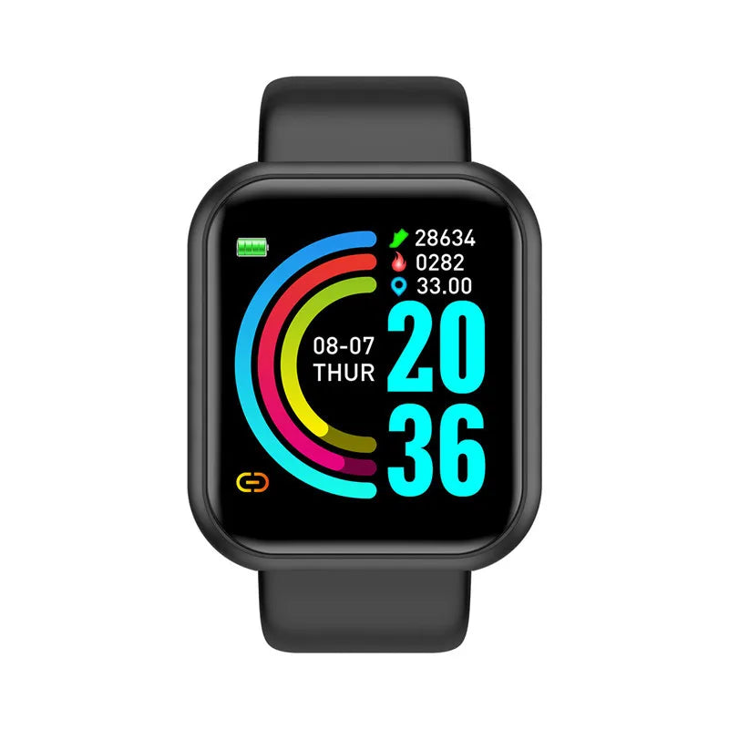Smart Watch Fitness Tracker – Bluetooth Music & Heart Rate Monitor