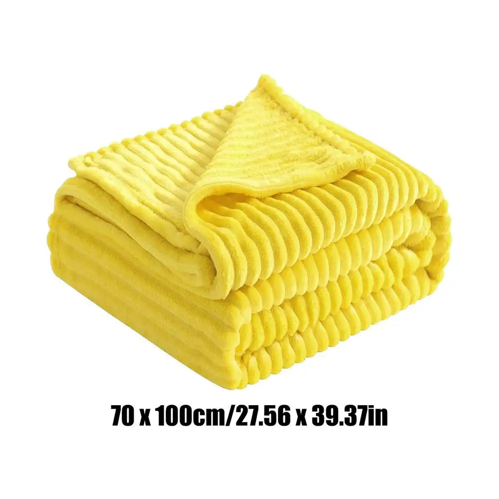 Washable Coral Fleece Pet Blanket for Dogs & Cats – 70x100cm