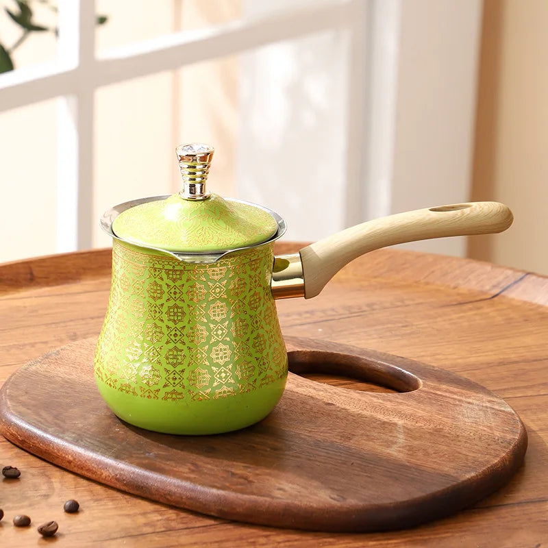 Nixie 550ml Turkish Coffee Pot – Stainless Steel Milk & Tea Maker