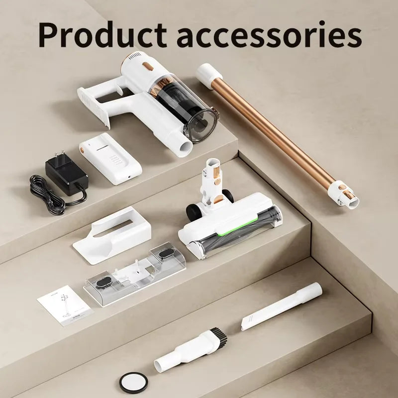 Wireless Handheld Vacuum Cleaner – LCD Display, Bagless